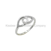 Мода ювелирные изделия стерлингового серебра CZ кольцо (KR3069)